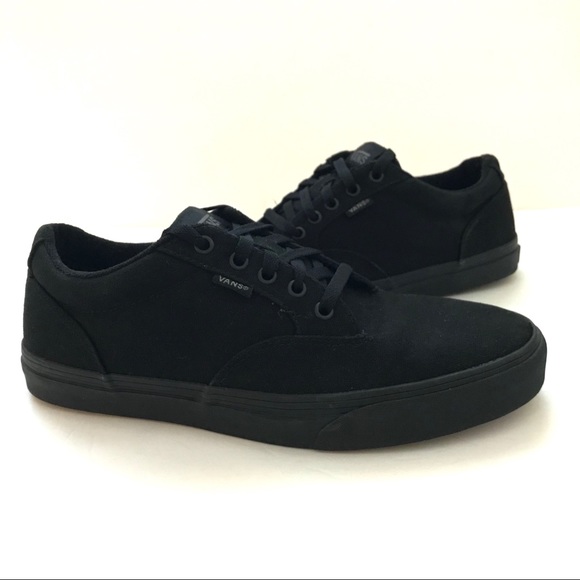 vans sneakers all black